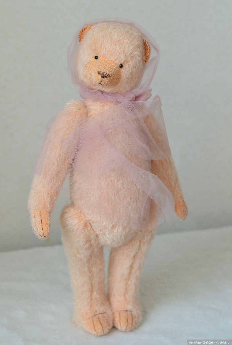 Первая мишка из мохера: странности с выкройкой и впечатления от материала (фото 8)