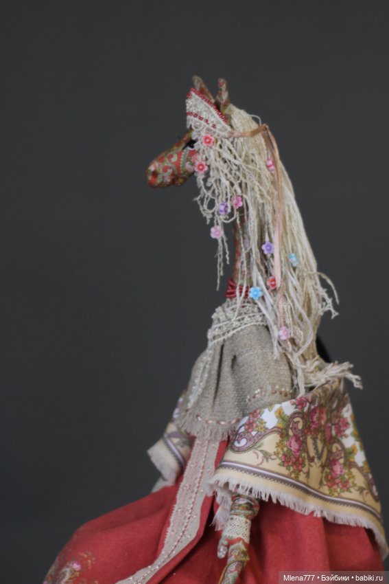 Лошадка в кокошнике — Авторские текстильные куклы: Вальдорфские (фото 8)