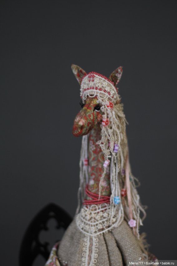 Лошадка в кокошнике — Авторские текстильные куклы: Вальдорфские (фото 7)