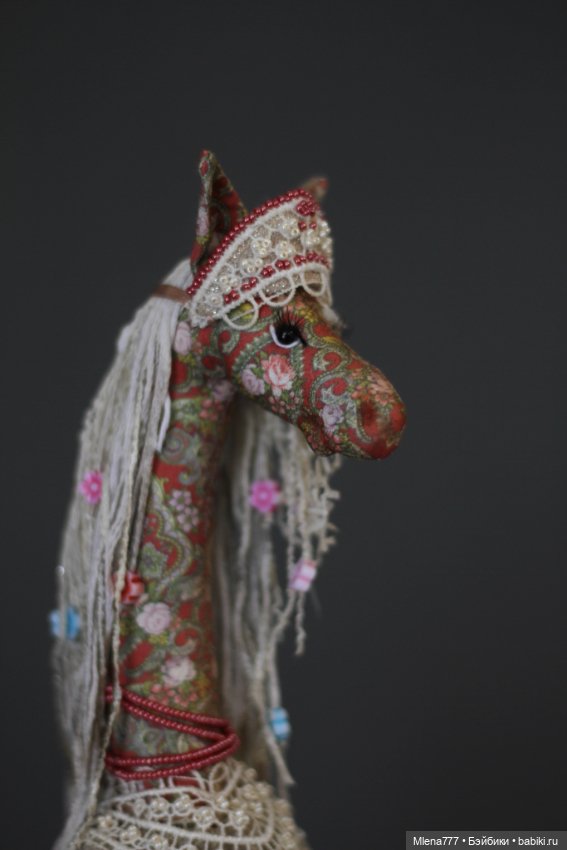 Лошадка в кокошнике — Авторские текстильные куклы: Вальдорфские (фото 2)