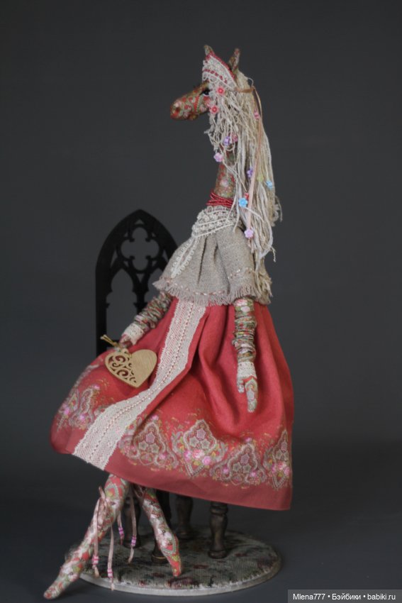 Лошадка в кокошнике — Авторские текстильные куклы: Вальдорфские (фото 3)