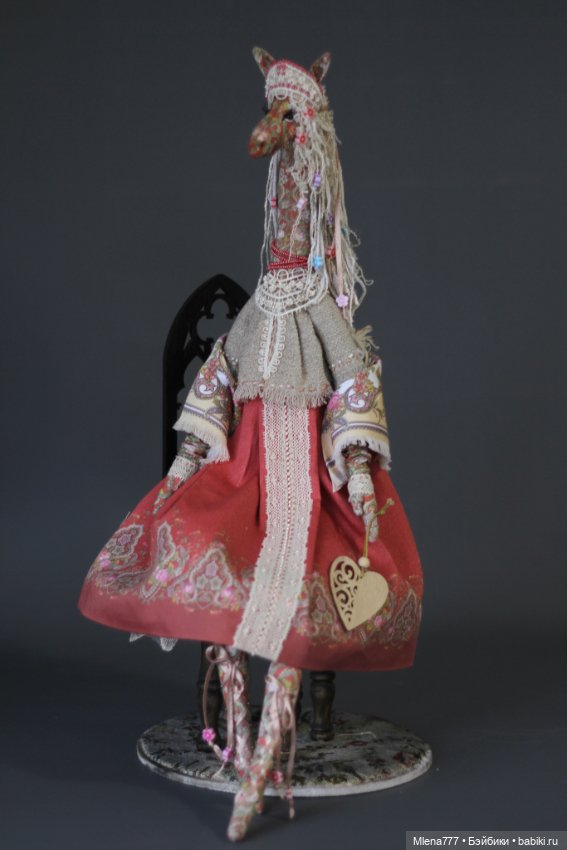 Лошадка в кокошнике — Авторские текстильные куклы: Вальдорфские (фото 6)