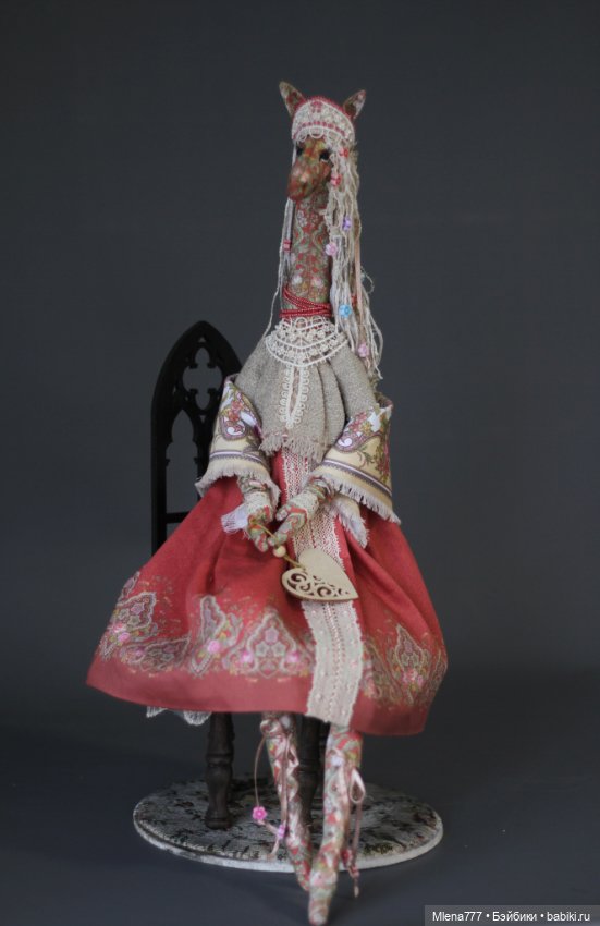 Лошадка в кокошнике — Авторские текстильные куклы: Вальдорфские (фото 4)