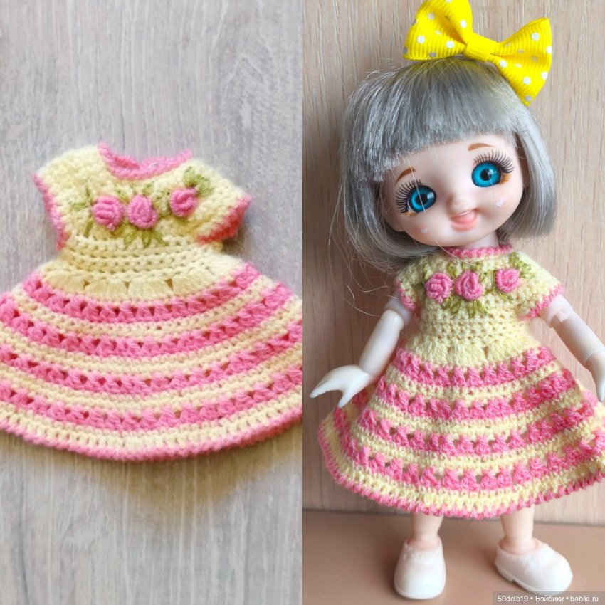 "Клубника со сливками" - платье для баболи (фото 6)