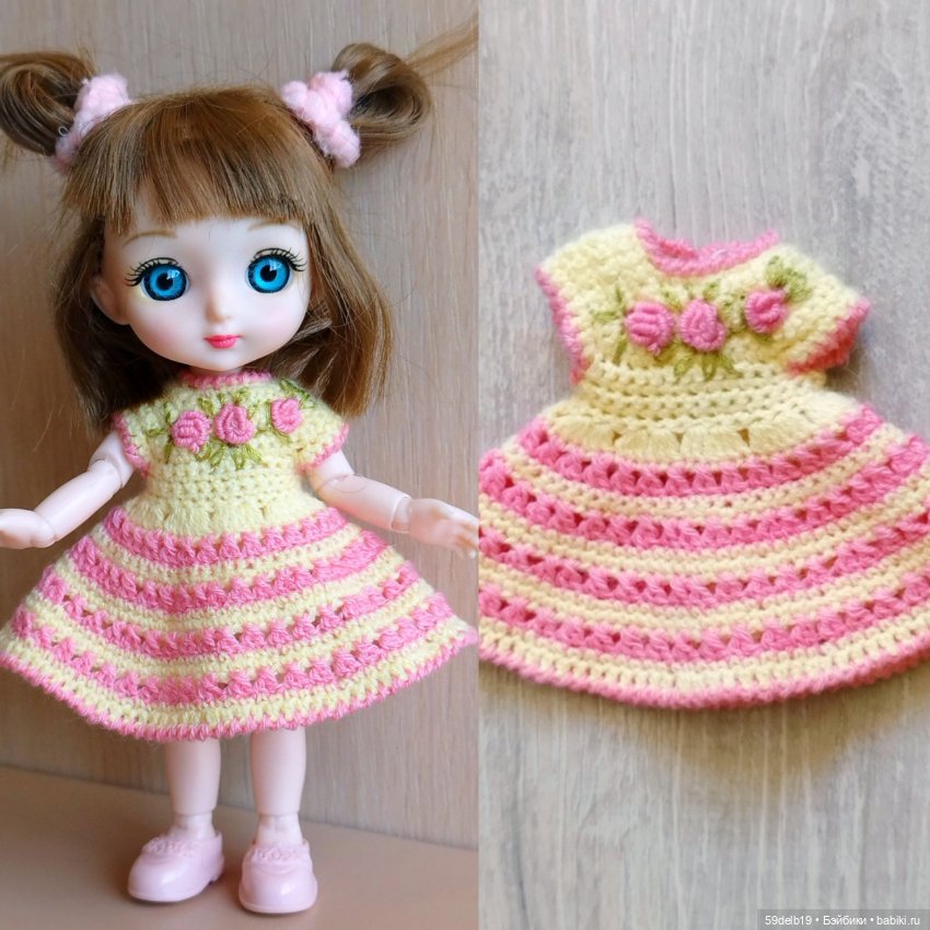 "Клубника со сливками" - платье для баболи (фото 8)