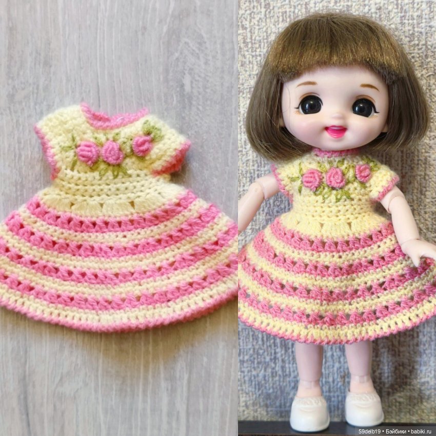 "Клубника со сливками" - платье для баболи (фото 7)