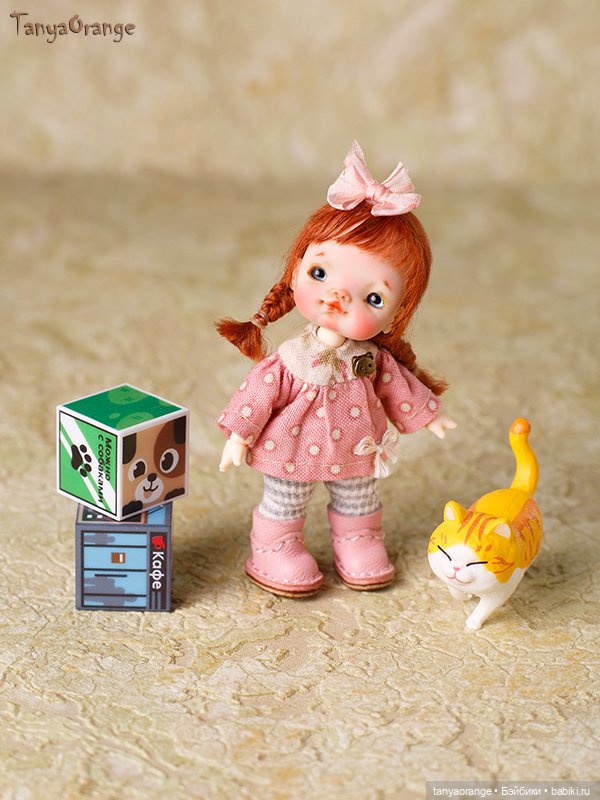 Малышка на теле мини YMY — Авторские миниатюрные куклы: лепка (фото 2)