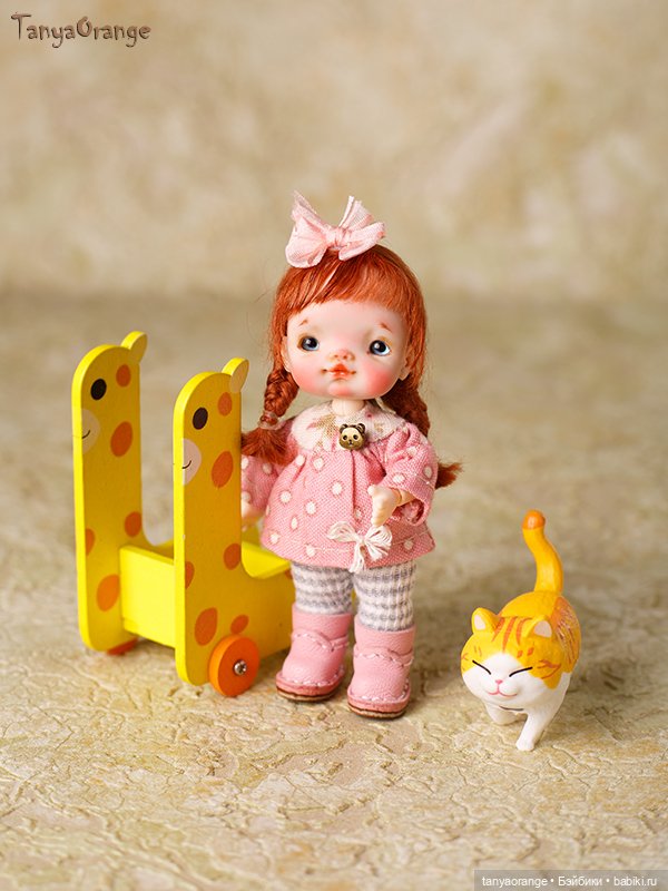 Малышка на теле мини YMY — Авторские миниатюрные куклы: лепка (фото 3)