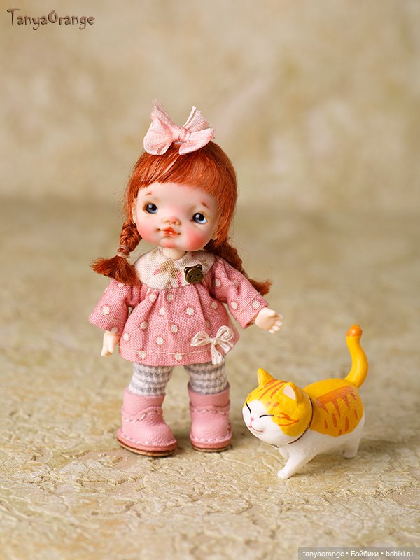 Малышка на теле мини YMY — Авторские миниатюрные куклы: лепка (фото 5)