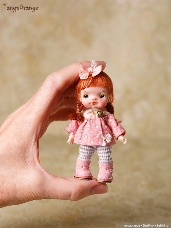 Малышка на теле мини YMY — Авторские миниатюрные куклы: лепка (фото 6)