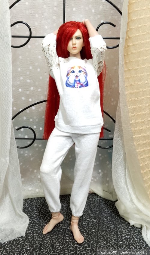 У нас сегодня пижамки) — Одежда и обувь для кукол своими руками: фото (фото 4)