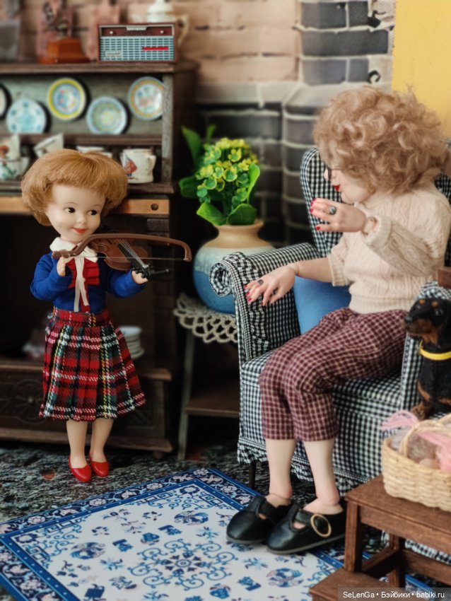 Римма Абрамовна и внучка — Авторские куклы BJD (БЖД) у нас дома: фото