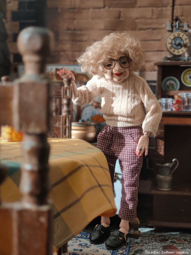 Римма Абрамовна и внучка — Авторские куклы BJD (БЖД) у нас дома: фото