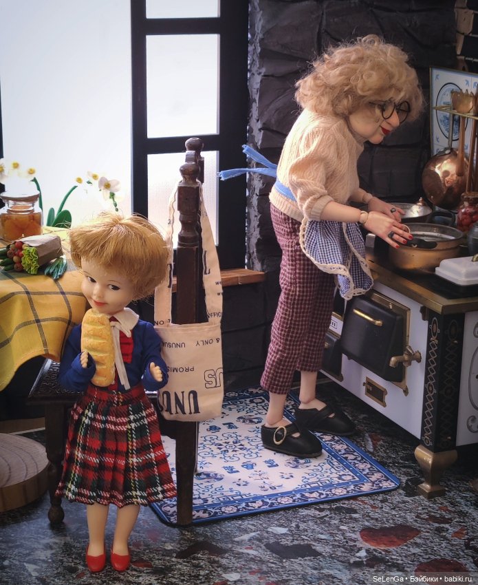 Римма Абрамовна и внучка — Авторские куклы BJD (БЖД) у нас дома: фото