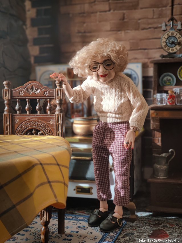 Римма Абрамовна и внучка — Авторские куклы BJD (БЖД) у нас дома: фото