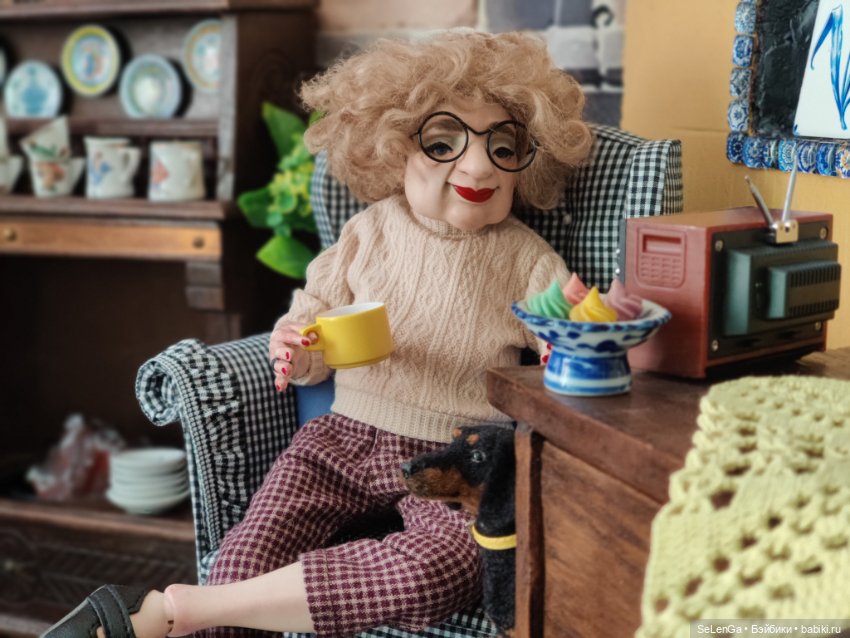 Римма Абрамовна и внучка — Авторские куклы BJD (БЖД) у нас дома: фото