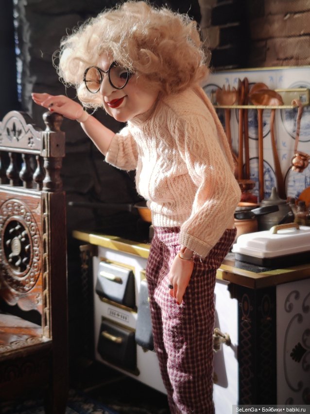 Римма Абрамовна и внучка — Авторские куклы BJD (БЖД) у нас дома: фото