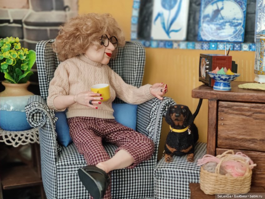 Римма Абрамовна и внучка — Авторские куклы BJD (БЖД) у нас дома: фото