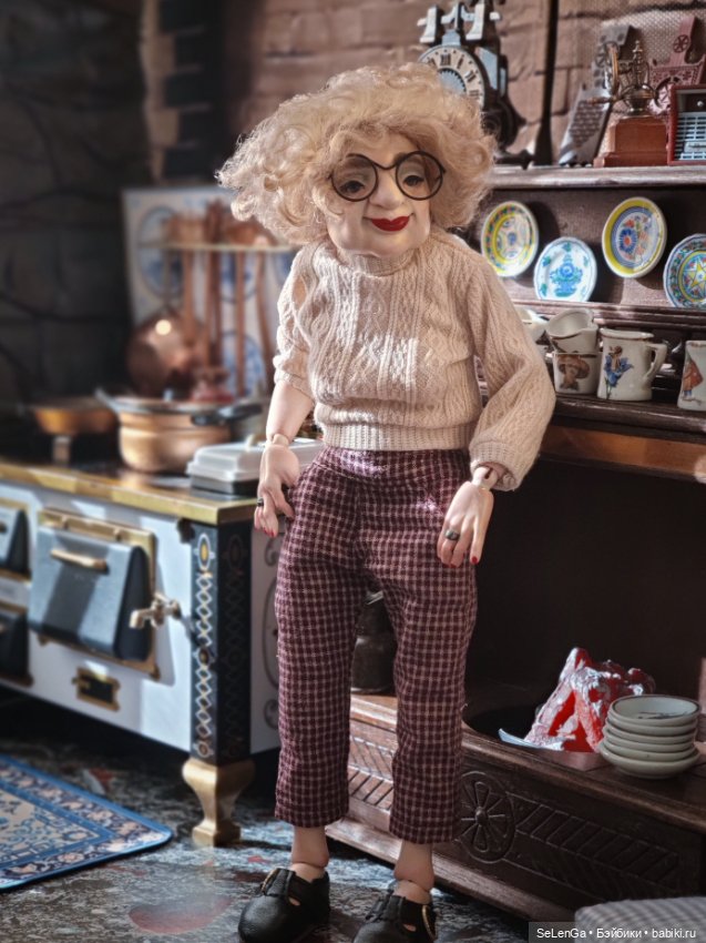 Римма Абрамовна и внучка — Авторские куклы BJD (БЖД) у нас дома: фото