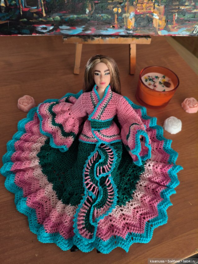 Азиатская красавица — Одежда и обувь для кукол своими руками: фото (фото 4)