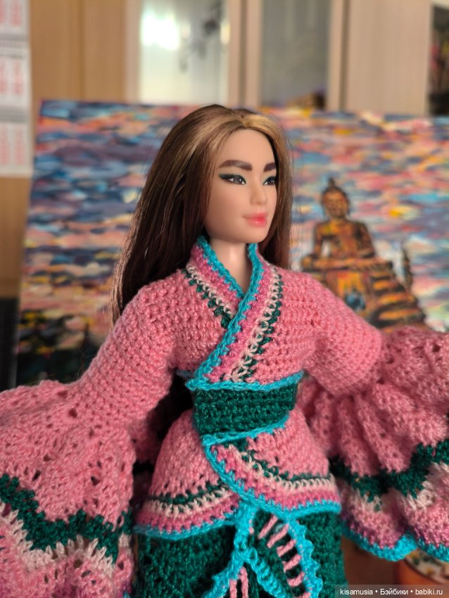 Азиатская красавица — Одежда и обувь для кукол своими руками: фото (фото 6)