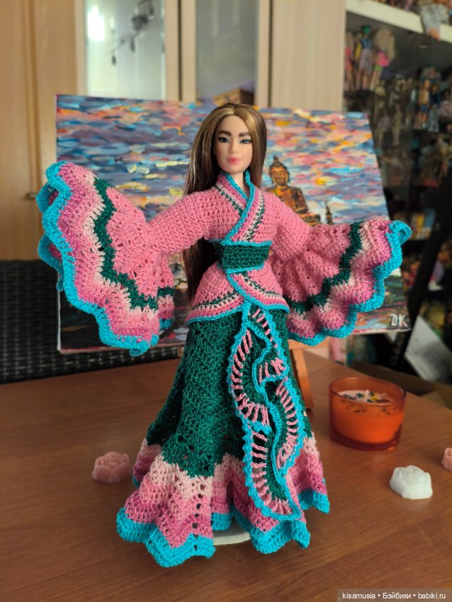 Азиатская красавица — Одежда и обувь для кукол своими руками: фото (фото 7)