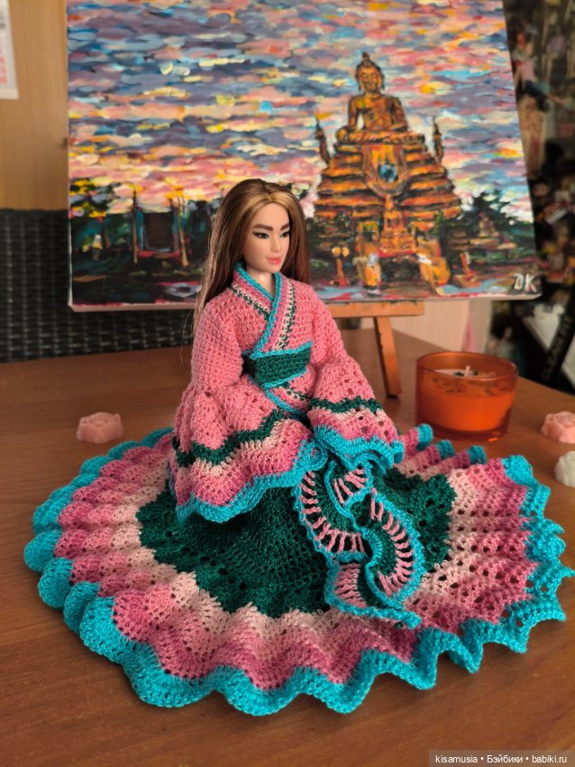 Азиатская красавица — Одежда и обувь для кукол своими руками: фото (фото 2)