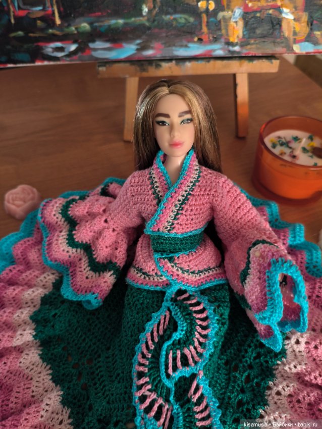 Азиатская красавица — Одежда и обувь для кукол своими руками: фото (фото 3)