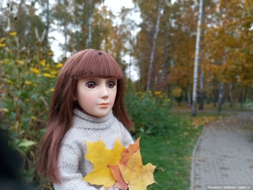 Камелия в осеннем парке 🍁🍂🍁