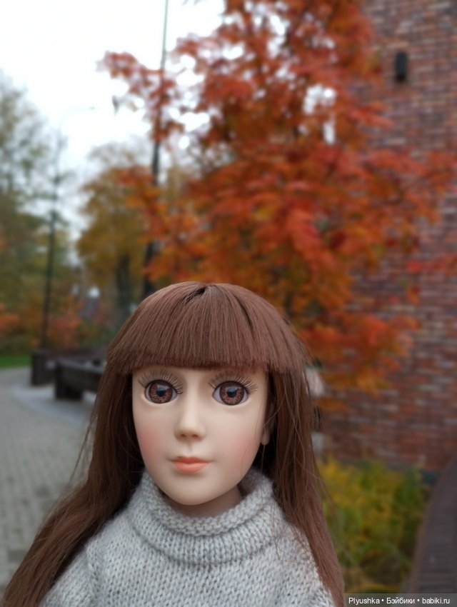 Камелия в осеннем парке 🍁🍂🍁