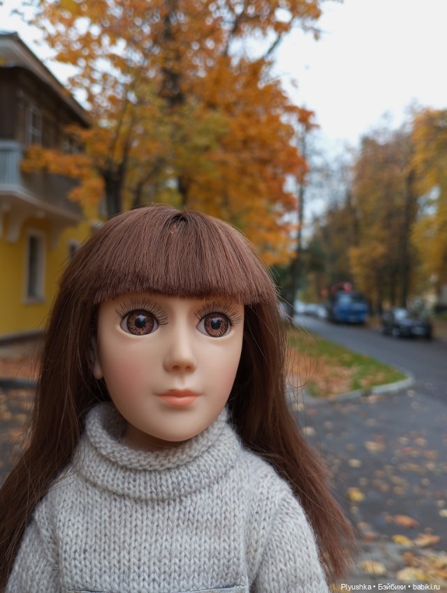 Камелия - идём гулять + новый знакомец 🍁🍂🍁