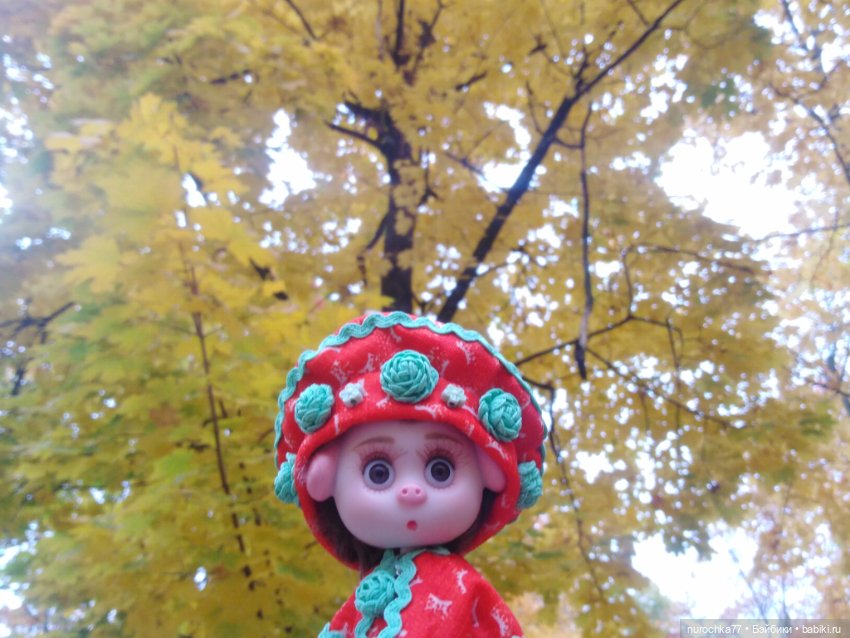 Про Нафочку. Мокрый осенний парк