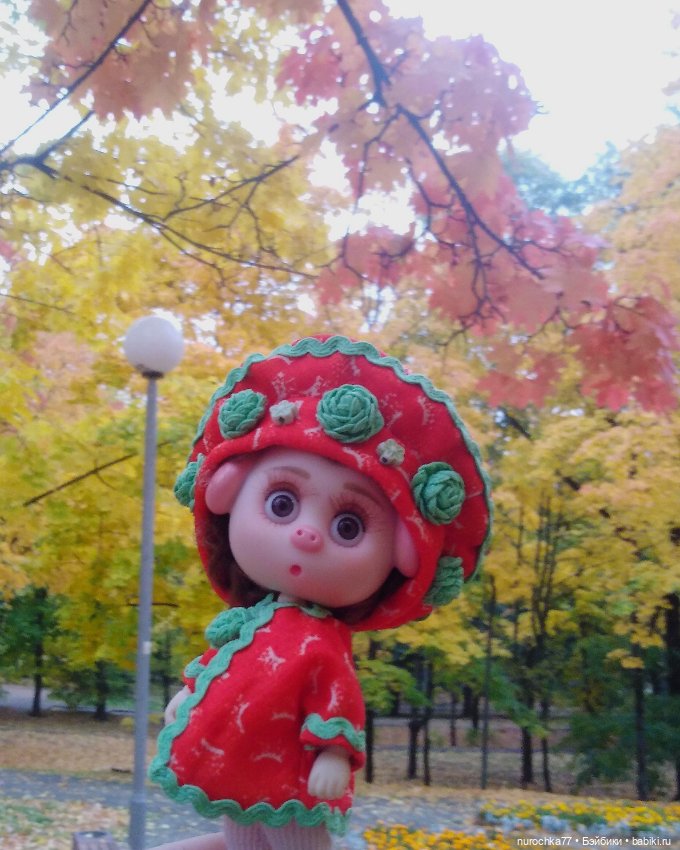 Про Нафочку. Мокрый осенний парк