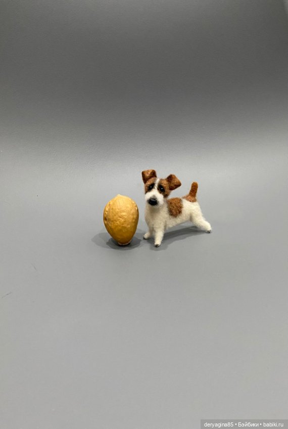 Джек Рассел терьер — Валяные игрушки из шерсти: сухое валяние