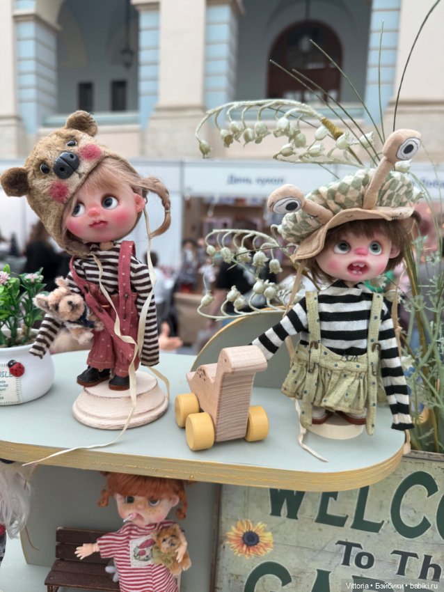 Сегодня первый день выставки кукол в Гостином дворе