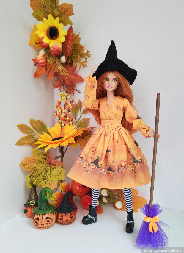 Весёлый хэллоуин — Одежда и обувь для кукол своими руками: фото (фото 7)