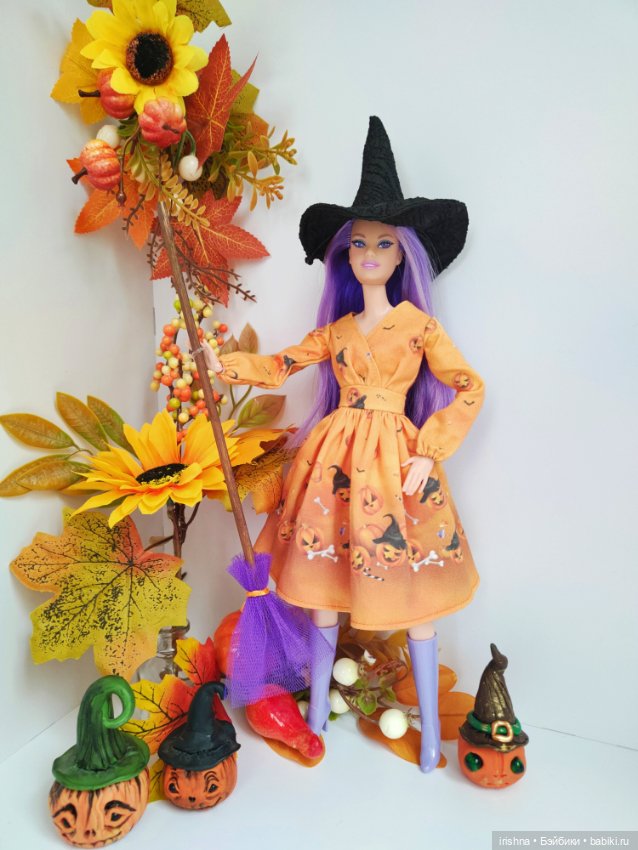 Весёлый хэллоуин — Одежда и обувь для кукол своими руками: фото (фото 4)