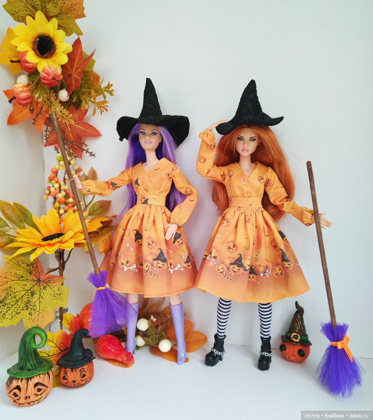 Весёлый хэллоуин — Одежда и обувь для кукол своими руками: фото (фото 3)
