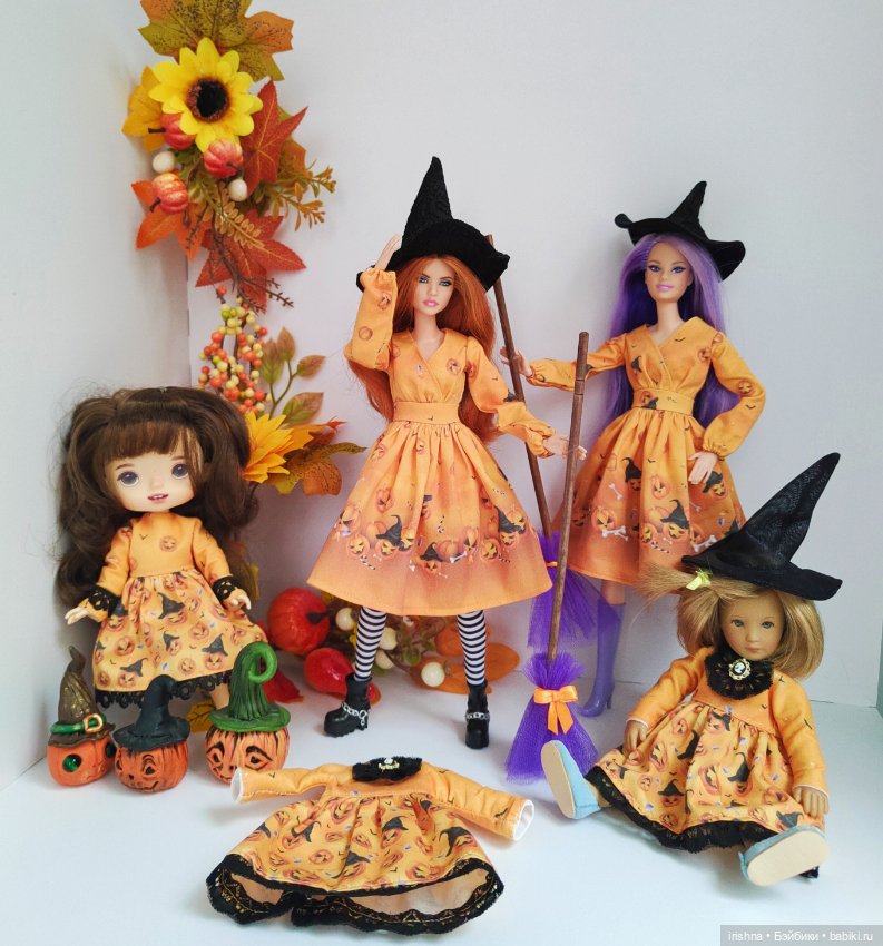 Весёлый хэллоуин — Одежда и обувь для кукол своими руками: фото (фото 10)