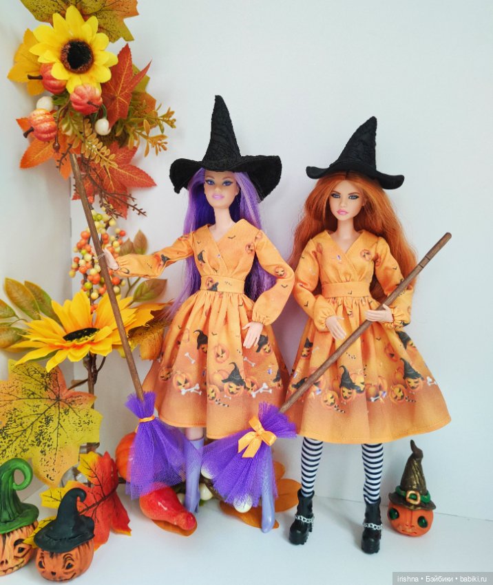 Весёлый хэллоуин — Одежда и обувь для кукол своими руками: фото (фото 2)