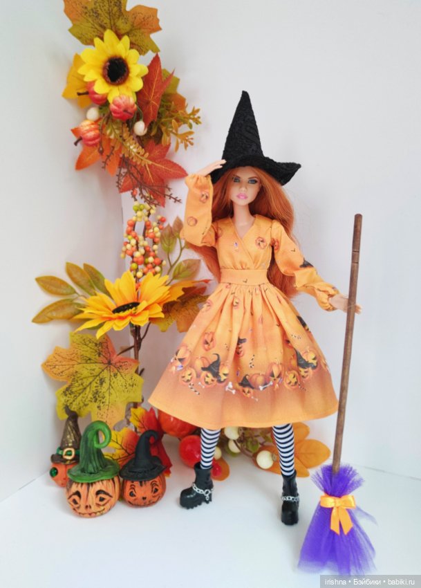 Весёлый хэллоуин — Одежда и обувь для кукол своими руками: фото (фото 6)
