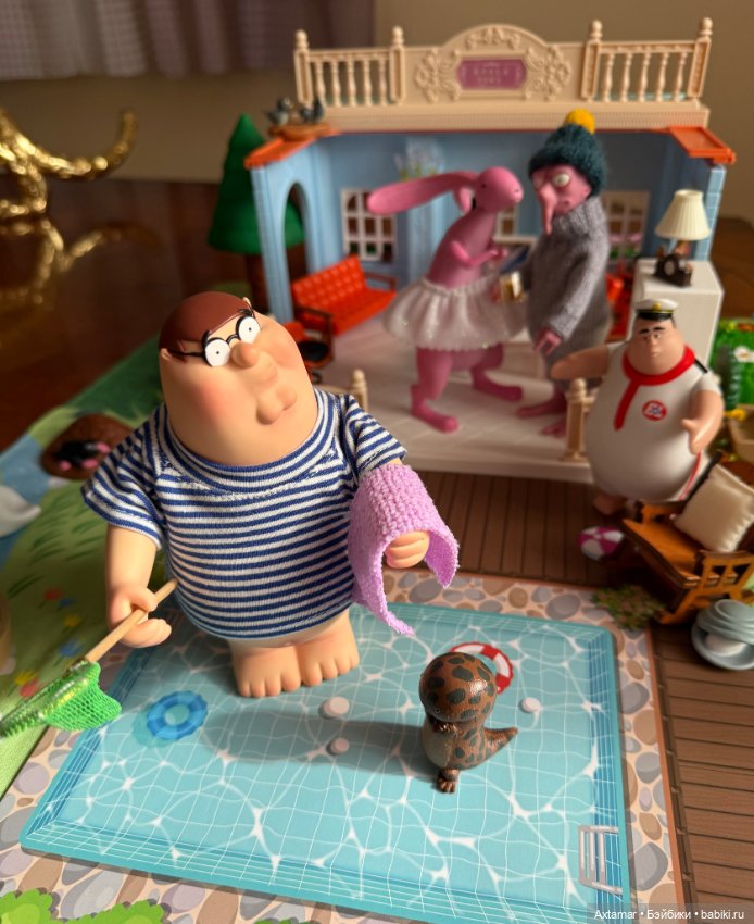 Питер Гриффин- в гостях у Сопли🤩