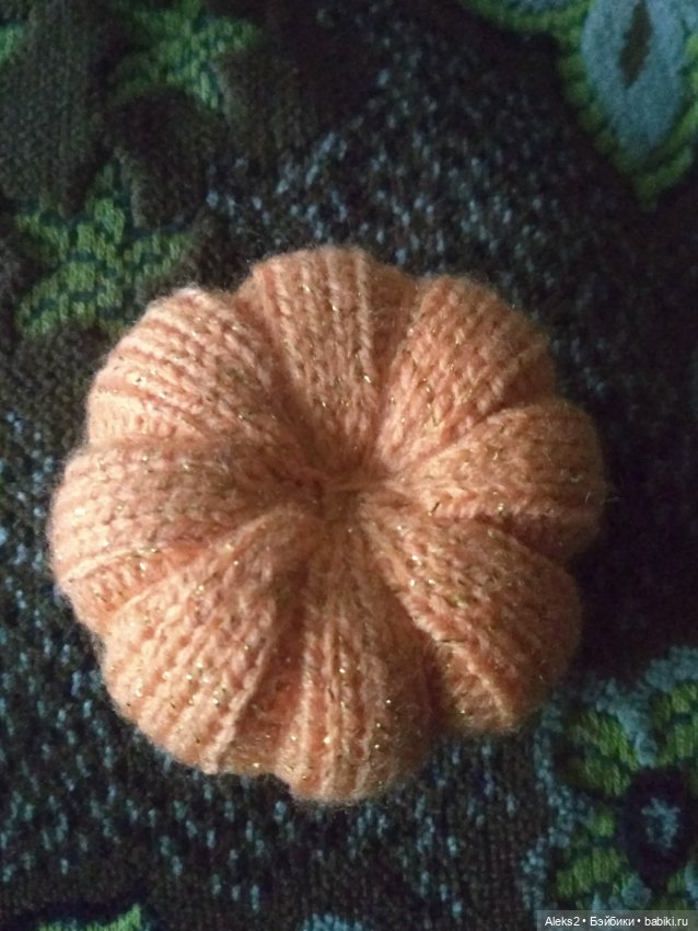 Как связать тыкву спицами (фото 9)