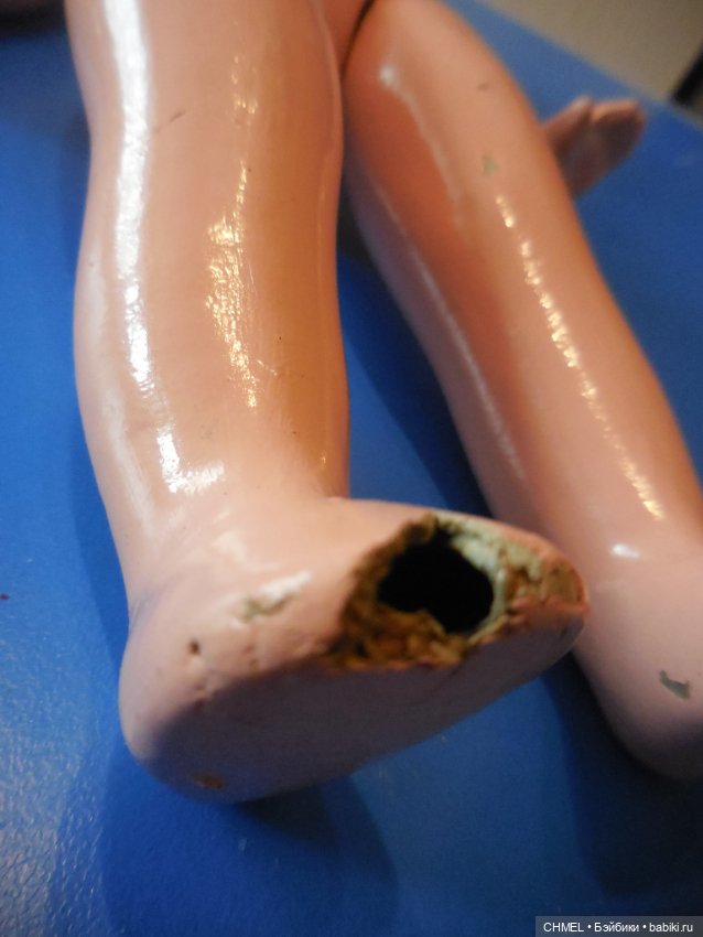 Лада и её новый образ — Ремонт кукол СССР и ГДР (немок): чернота (фото 2)