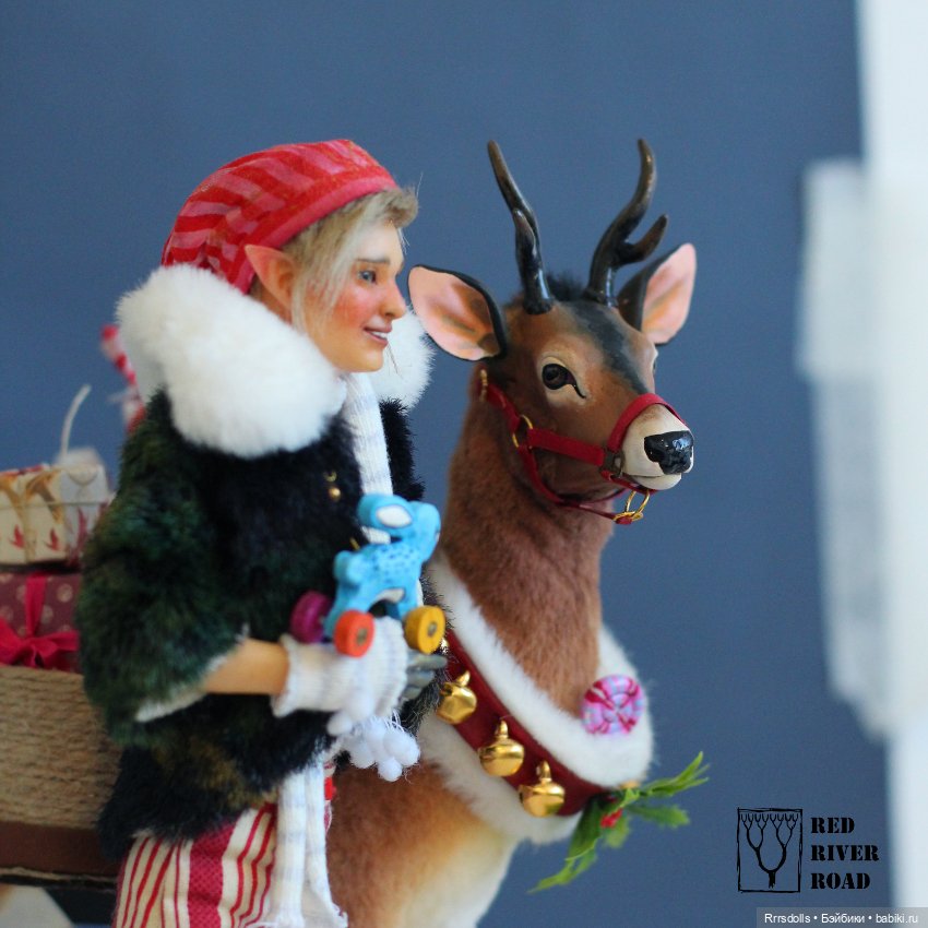 Рождественский эльф от RRR's dolls