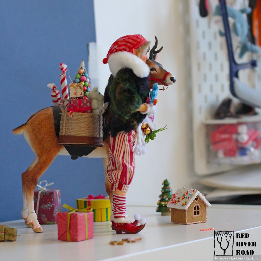 Рождественский эльф от RRR's dolls