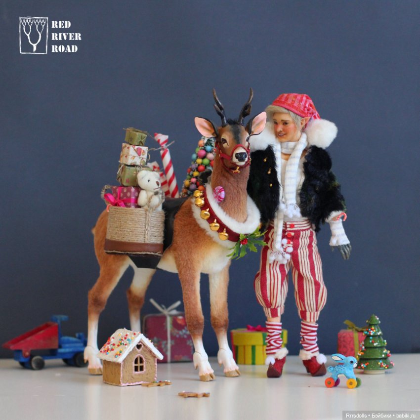 Рождественский эльф от RRR's dolls