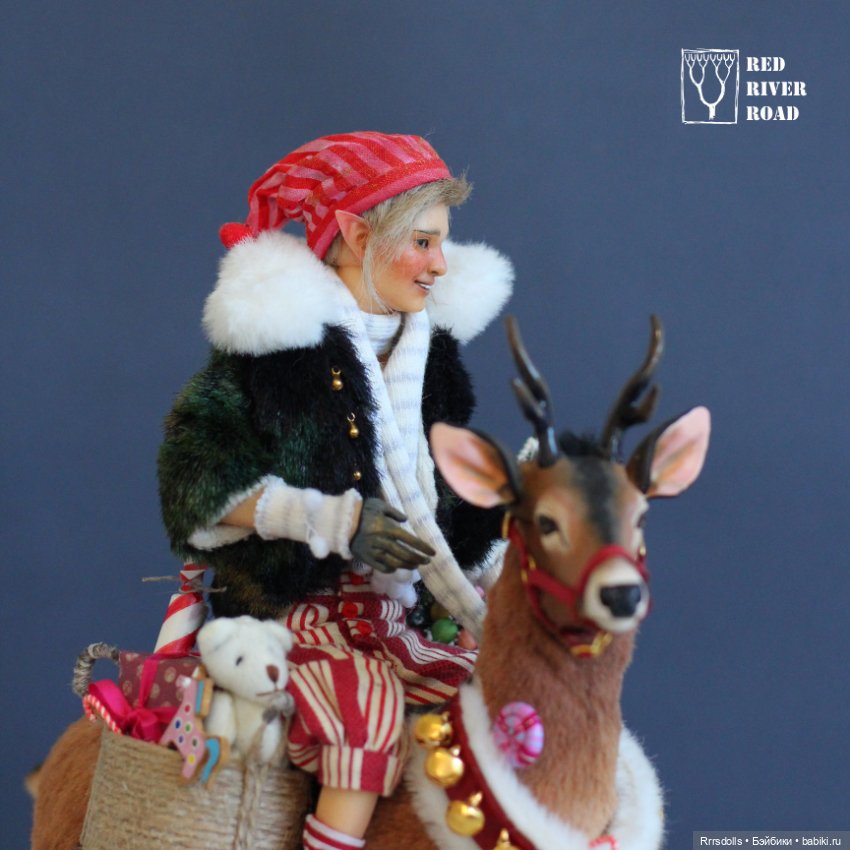 Рождественский эльф от RRR's dolls (фото 9)