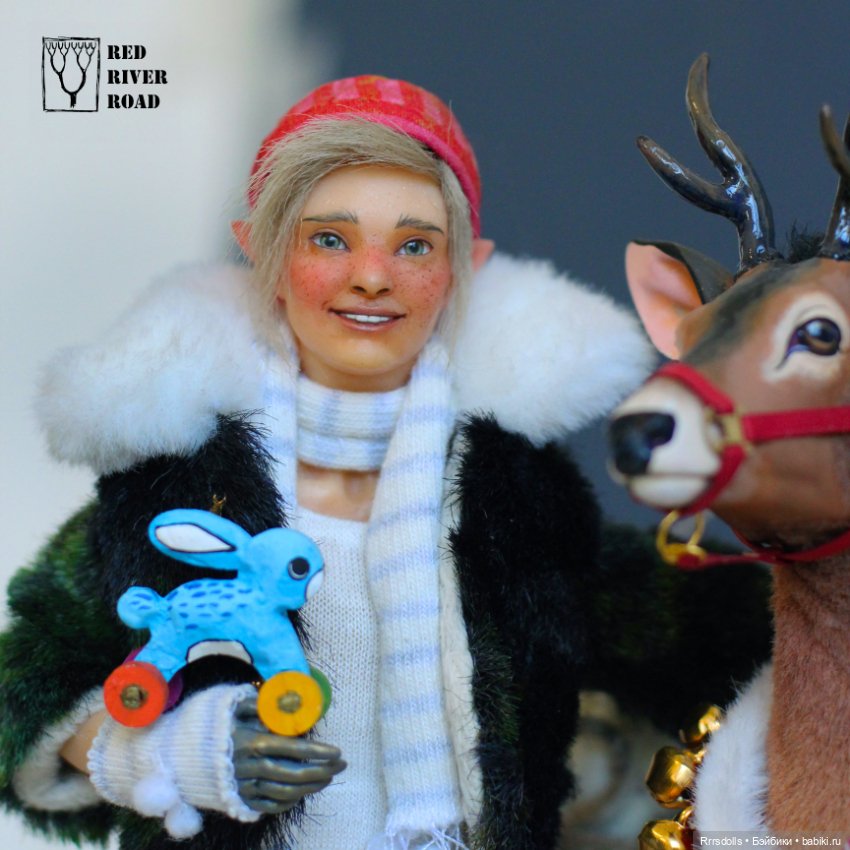 Рождественский эльф от RRR's dolls