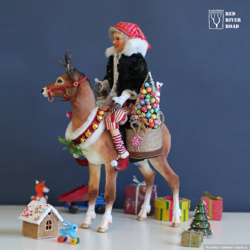 Рождественский эльф от RRR's dolls (фото 5)